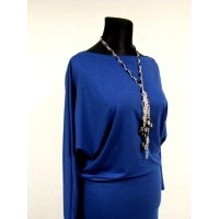 Sukienka Belinda - kimono niebieski melanż